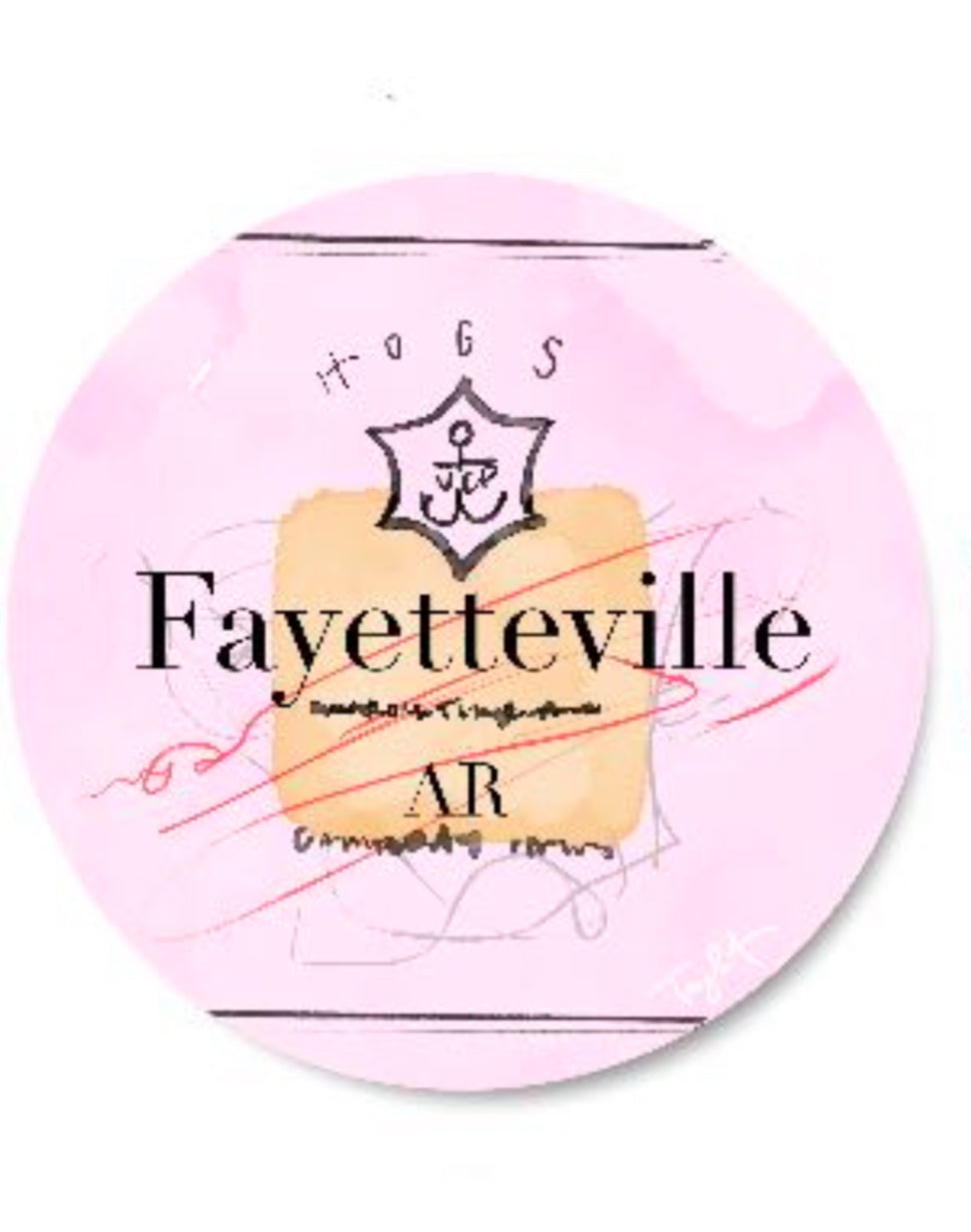 Fayetteville Gameday Button-4