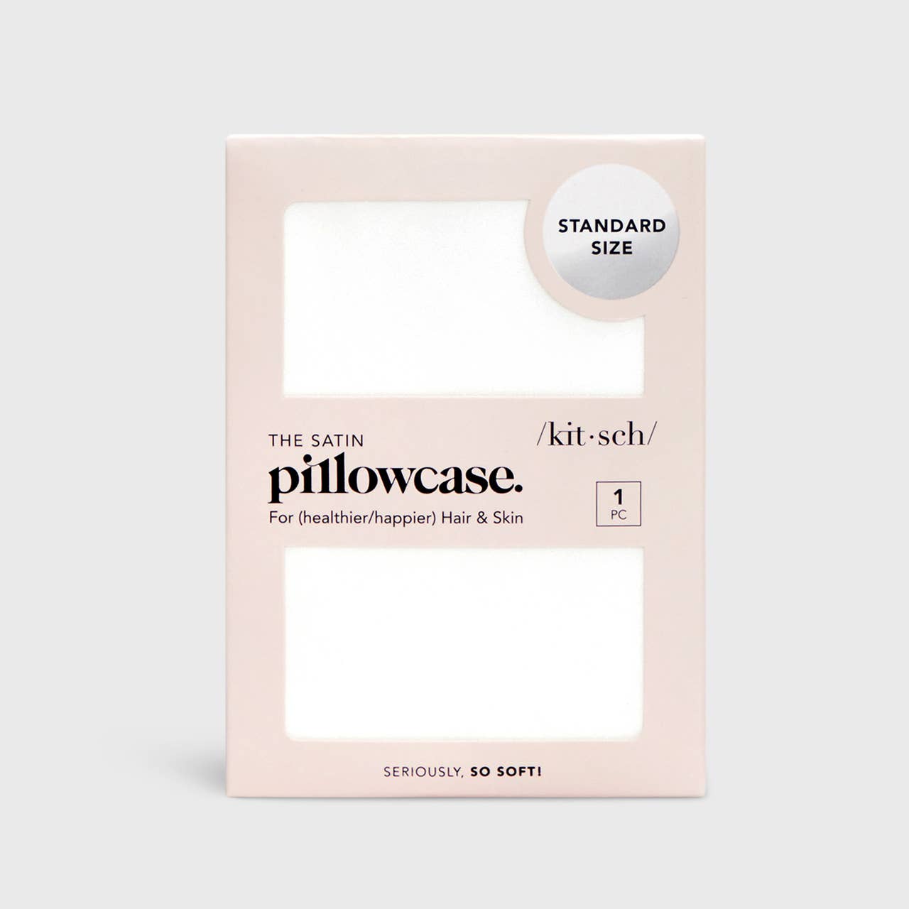 Ivory- Standard Satin Pillowcase