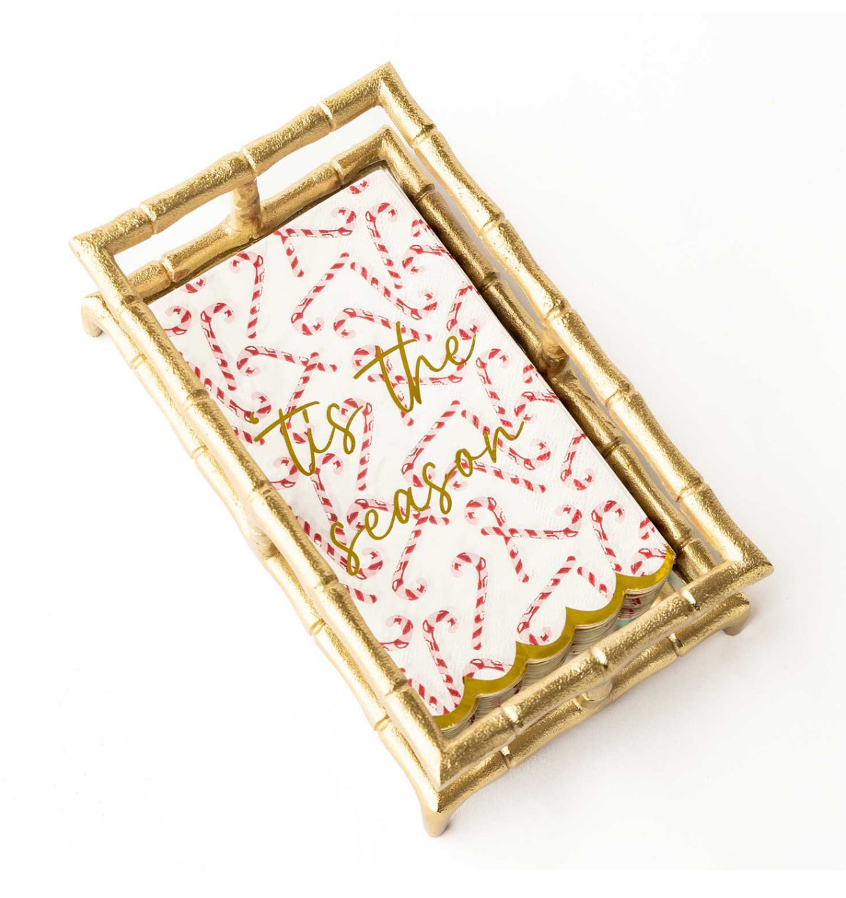 Candy Cane Paper Guest Towel