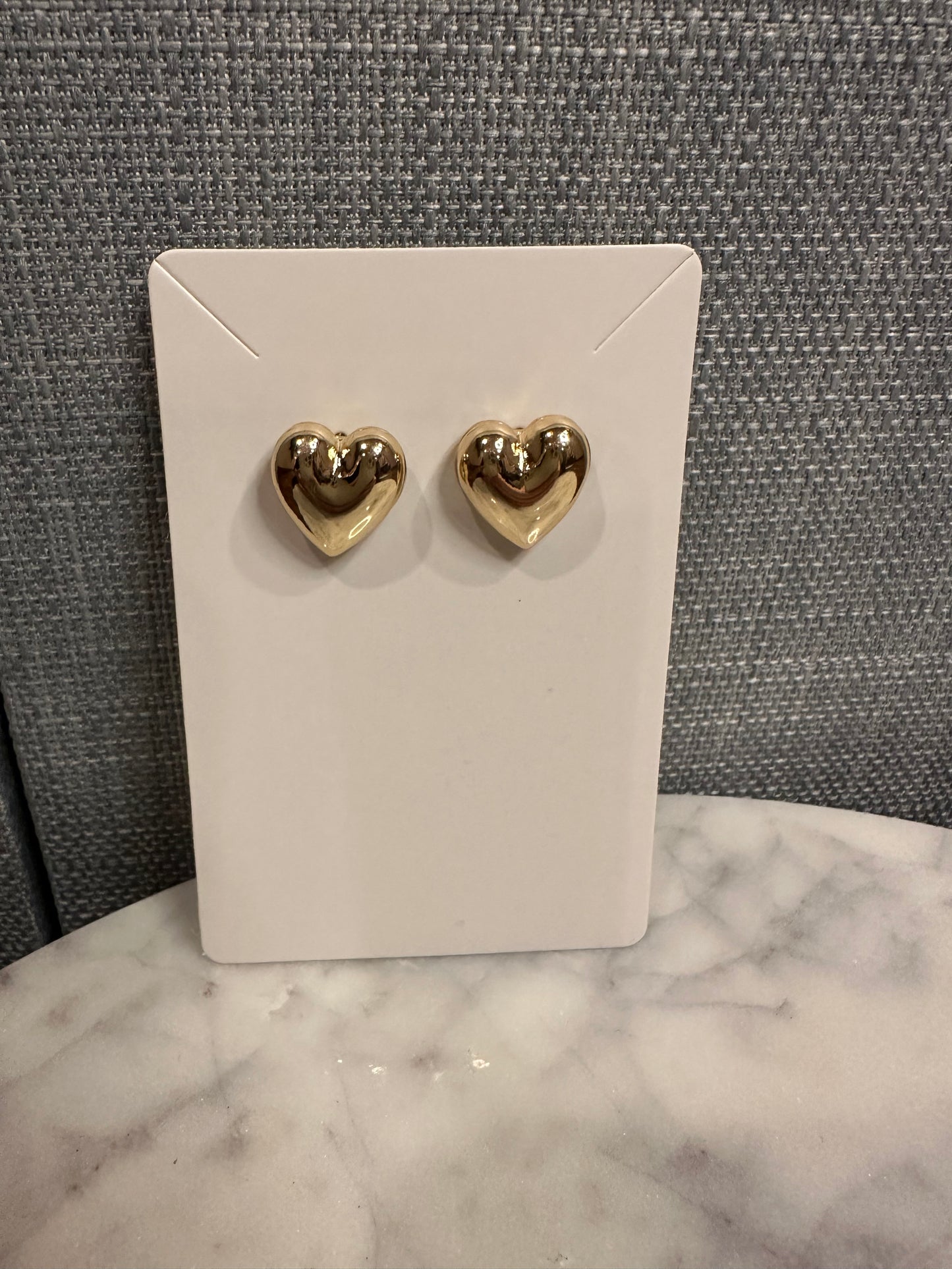 Bubble Heart Studs