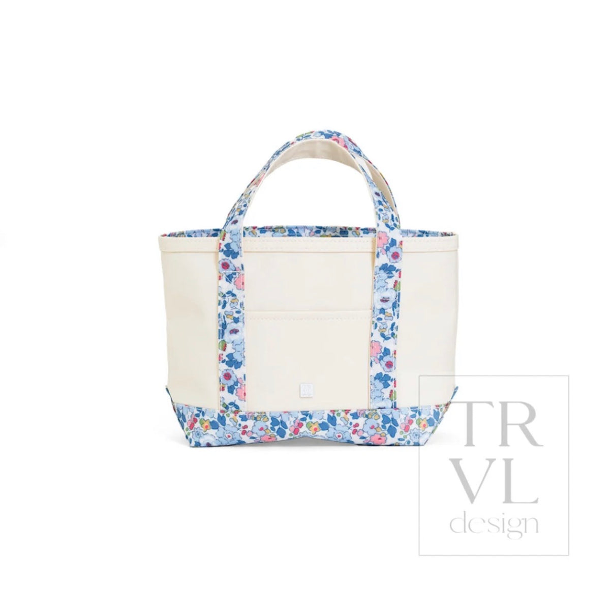 TRVL Mini Tote-Coated Canvas with Bridge Hampton Floral