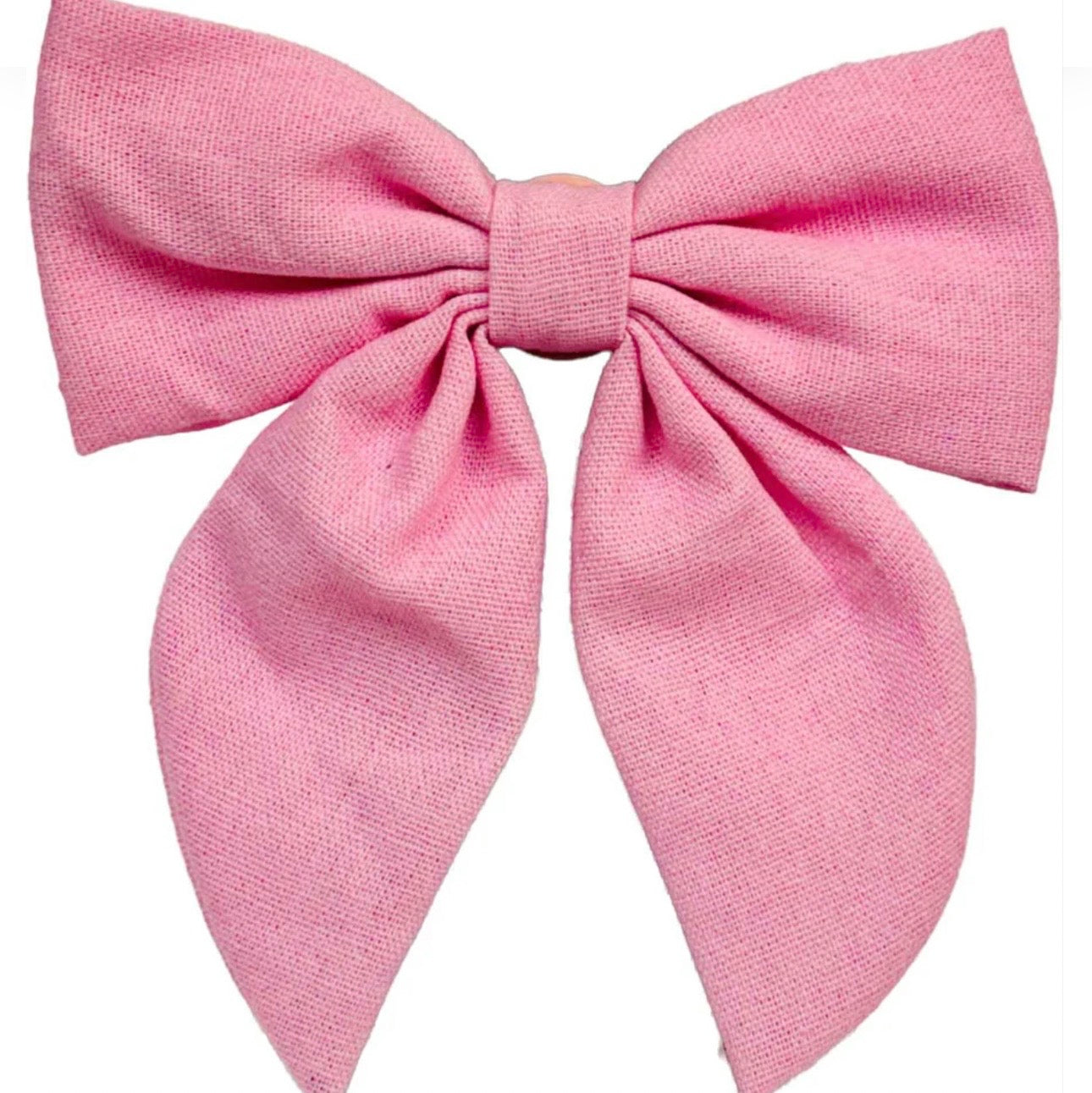Blush Pink Linen Bottle Bow