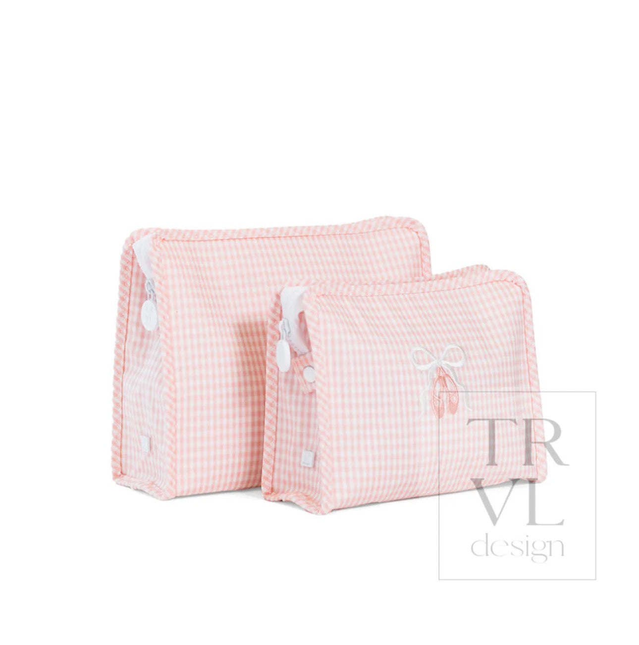 TRVL Large Roadie-Embroidered Ballet Pink