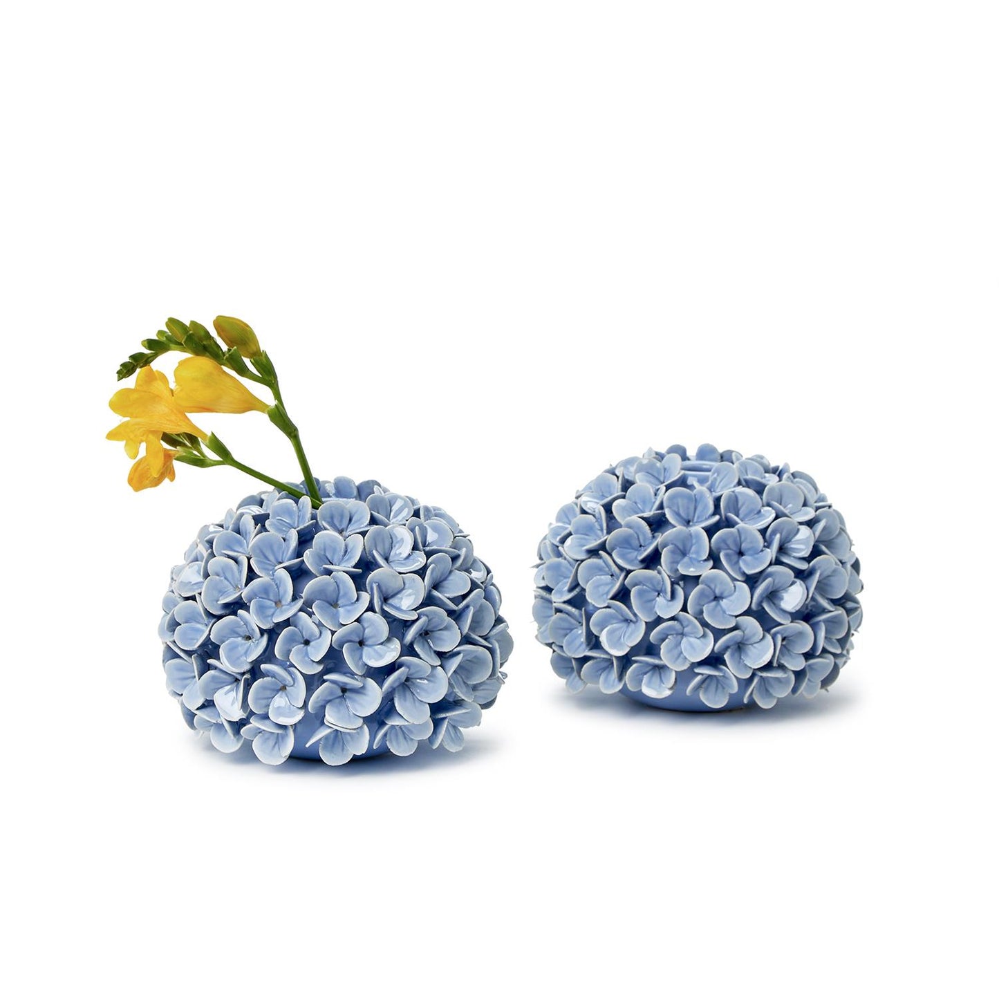 Hydrangea Flower Bud Vases / Taper Candle Holder