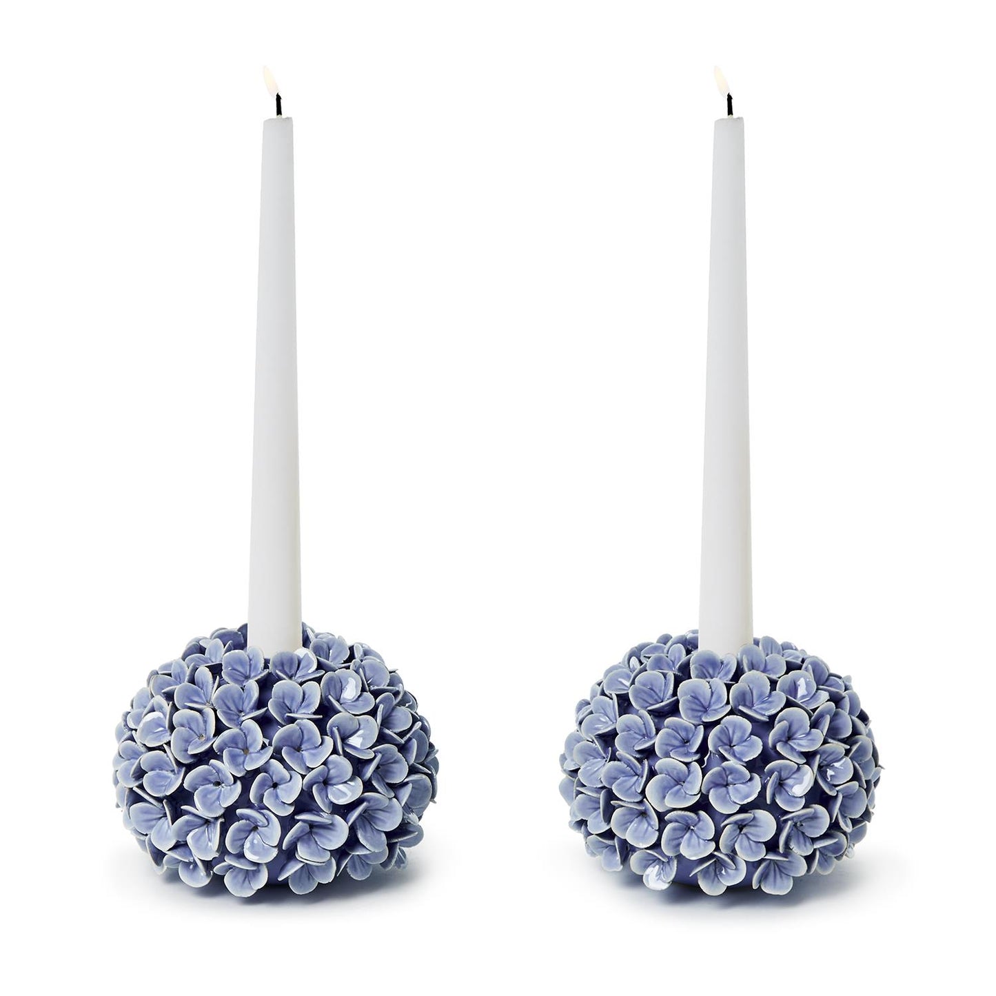 Hydrangea Flower Bud Vases / Taper Candle Holder