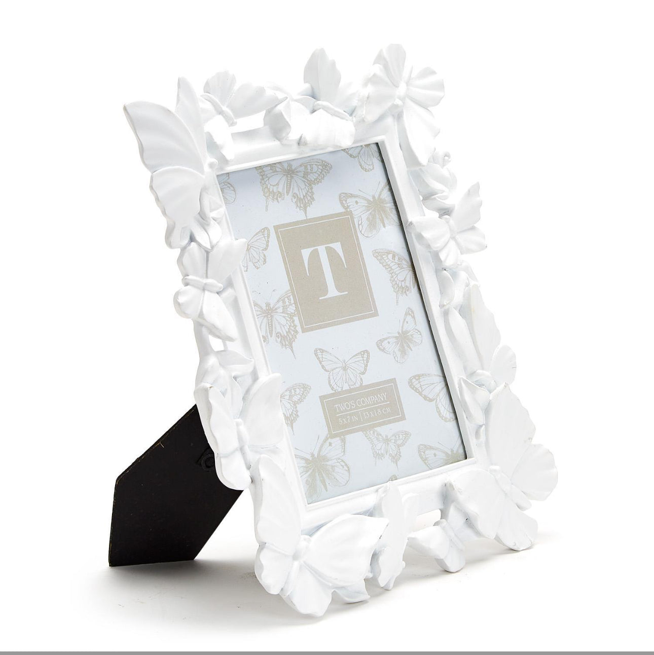 White Butterfly Picture Frame