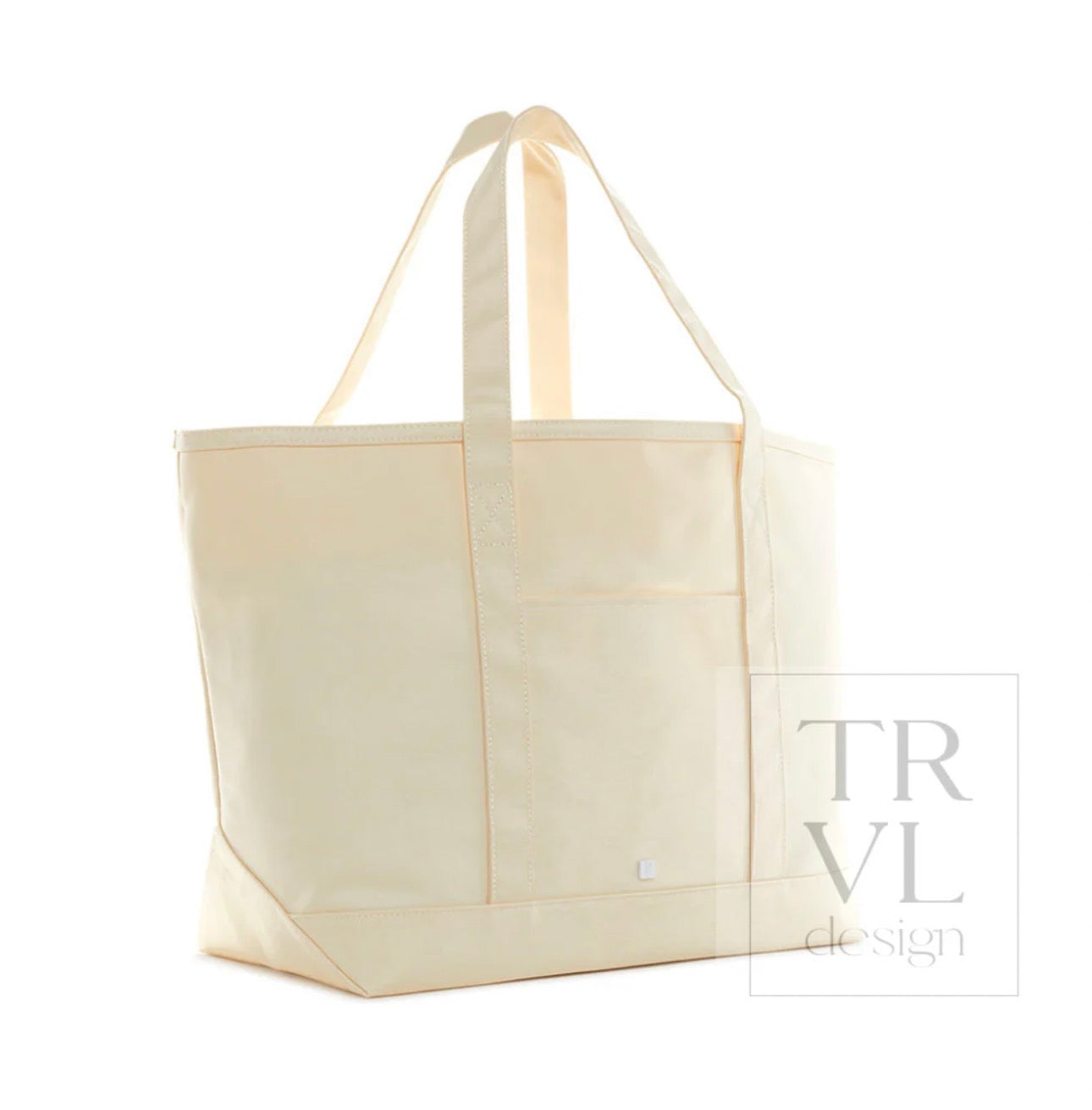 TRVL Maxi Tote-Coated Canvas Natural