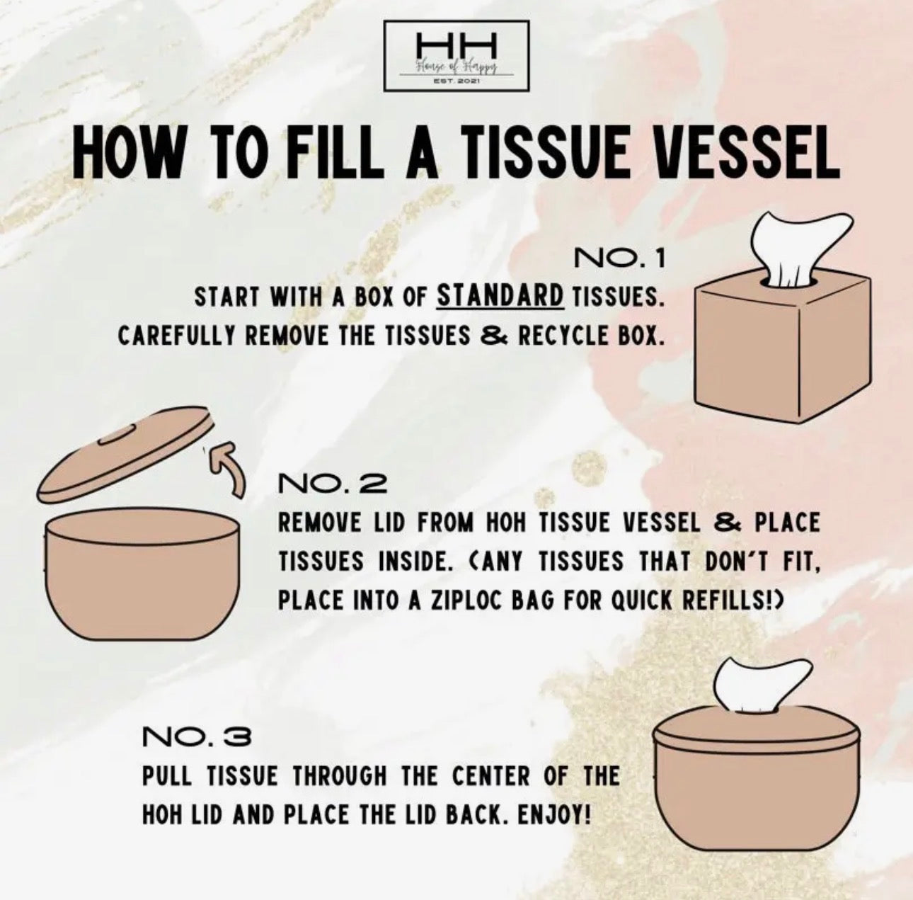 The Rosie Tissue Holder