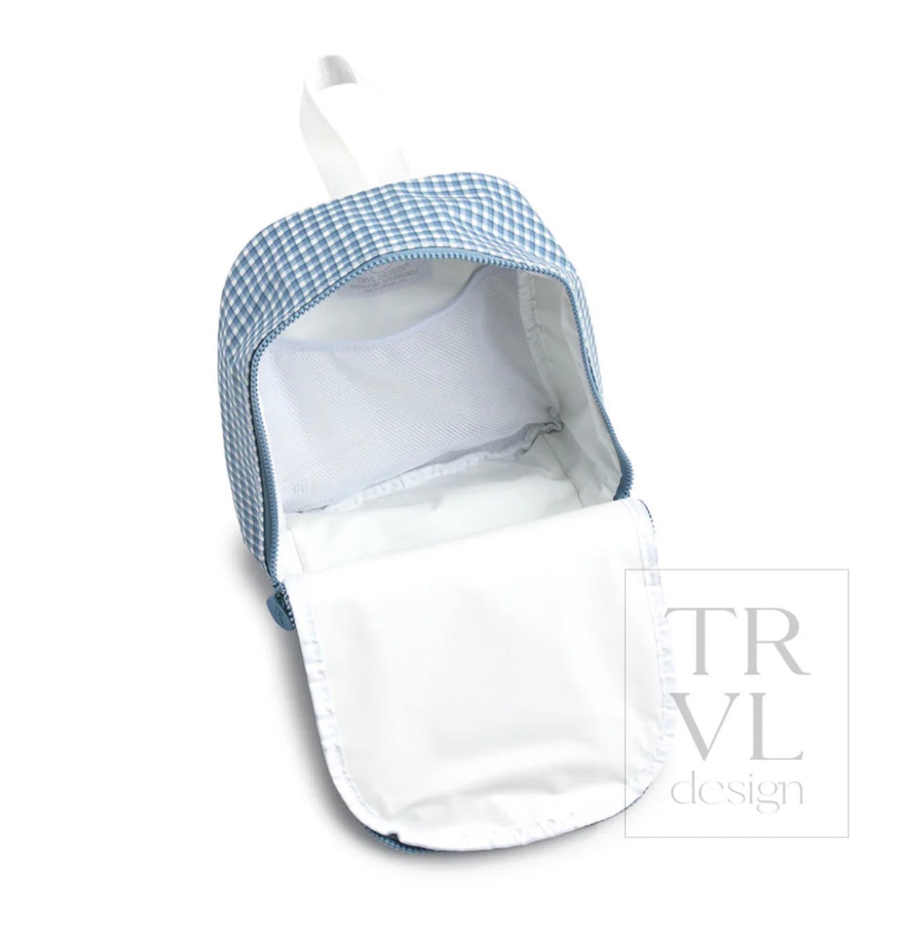 TRVL Bring It Lunch Bag-Gingham Sky