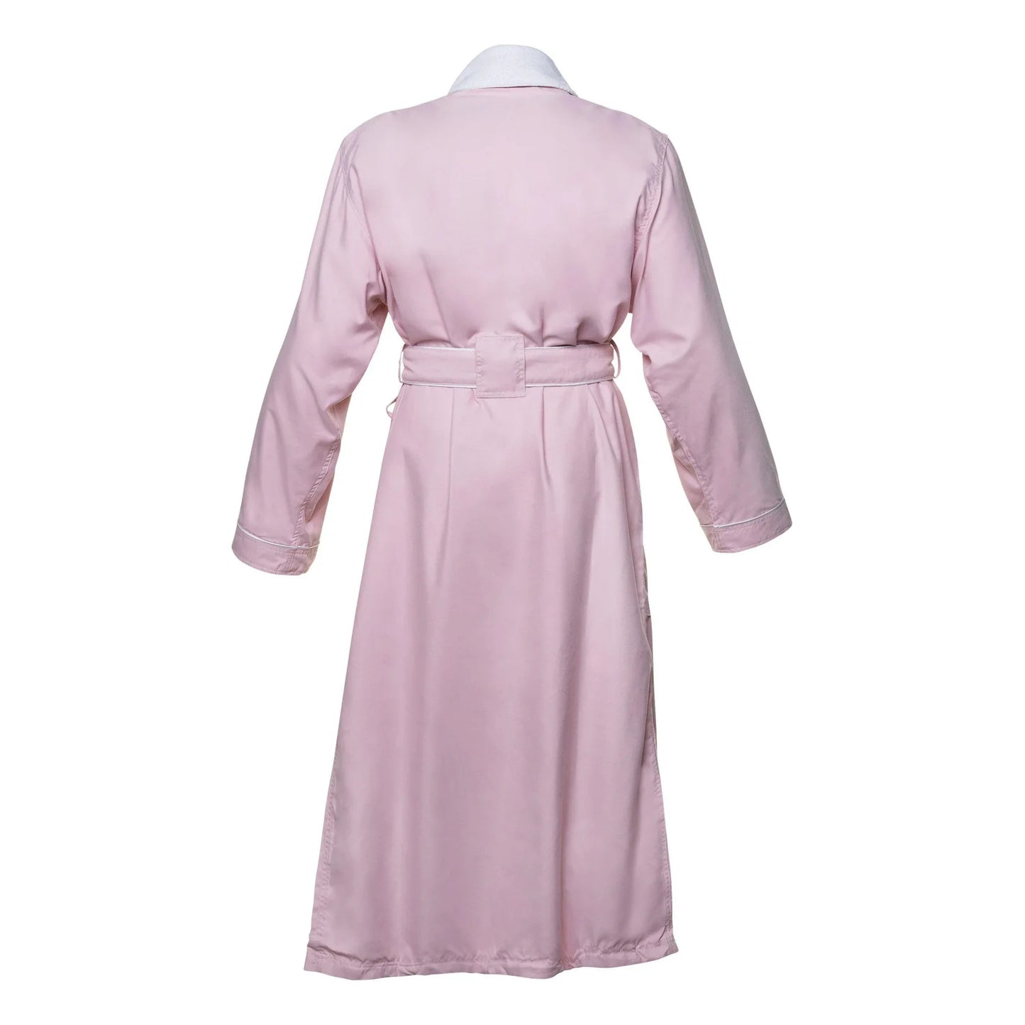 Pink Microfiber Plush Robe with Minx Plush Lining
