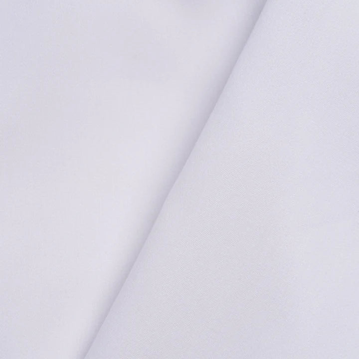White Microfiber Plush Robe with Minx Plush Lining