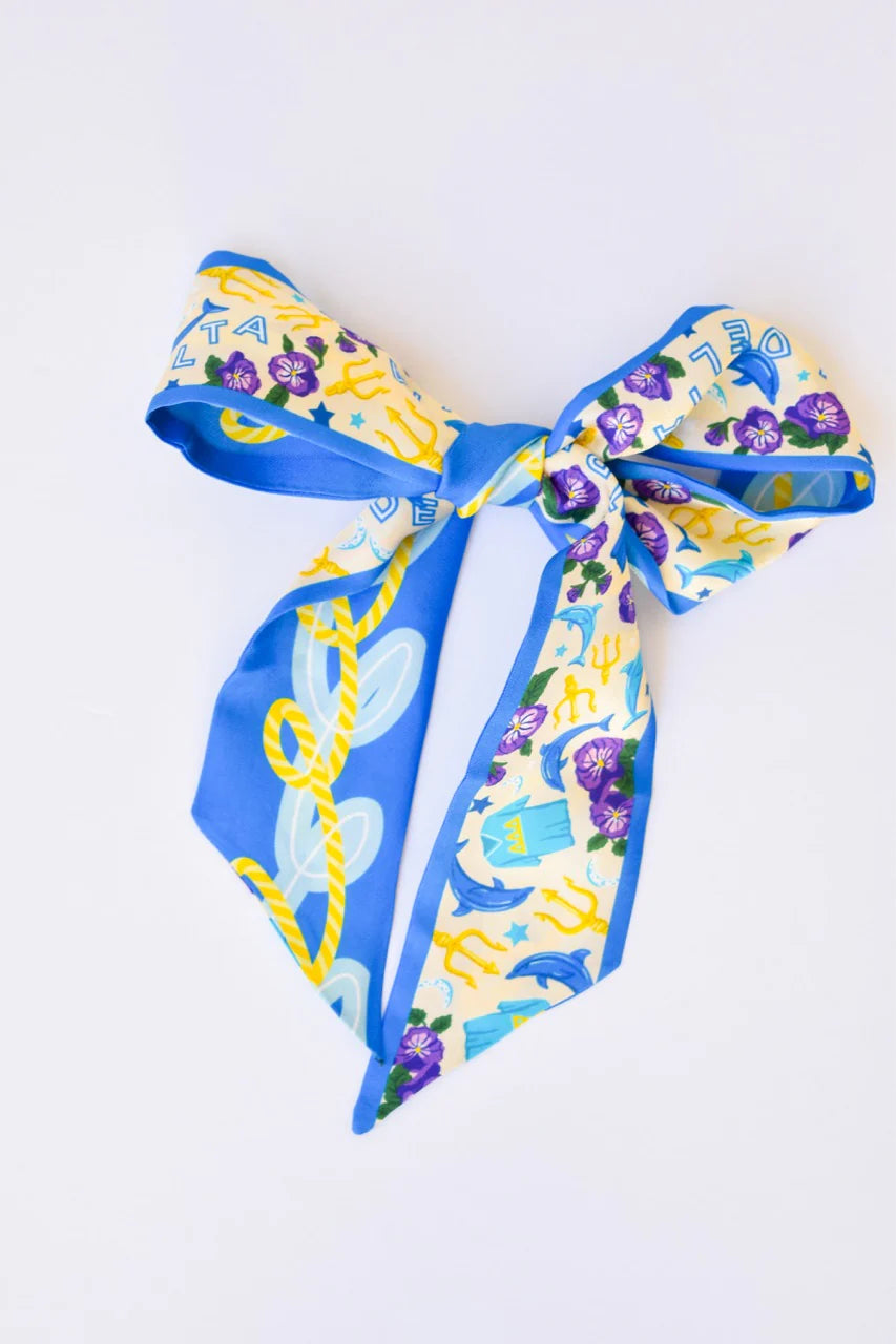 Tri Delta Skinny Scarf