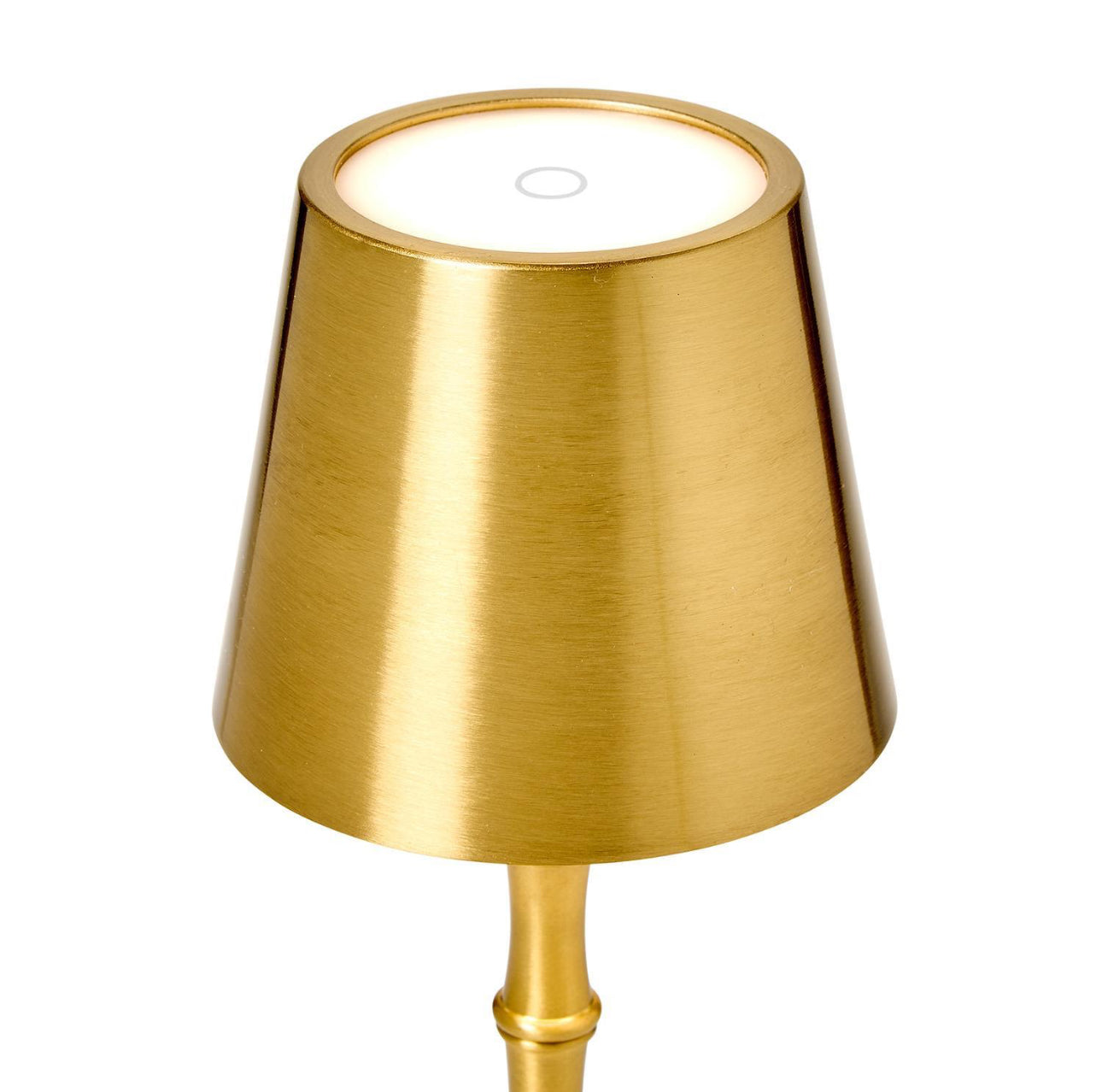 Gold Bamboo LED Portable Lamp