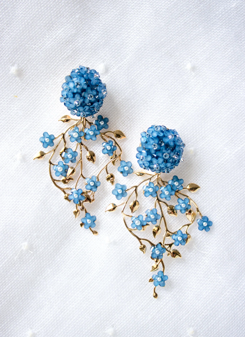 Hydrangea Vine Dangles-Blue