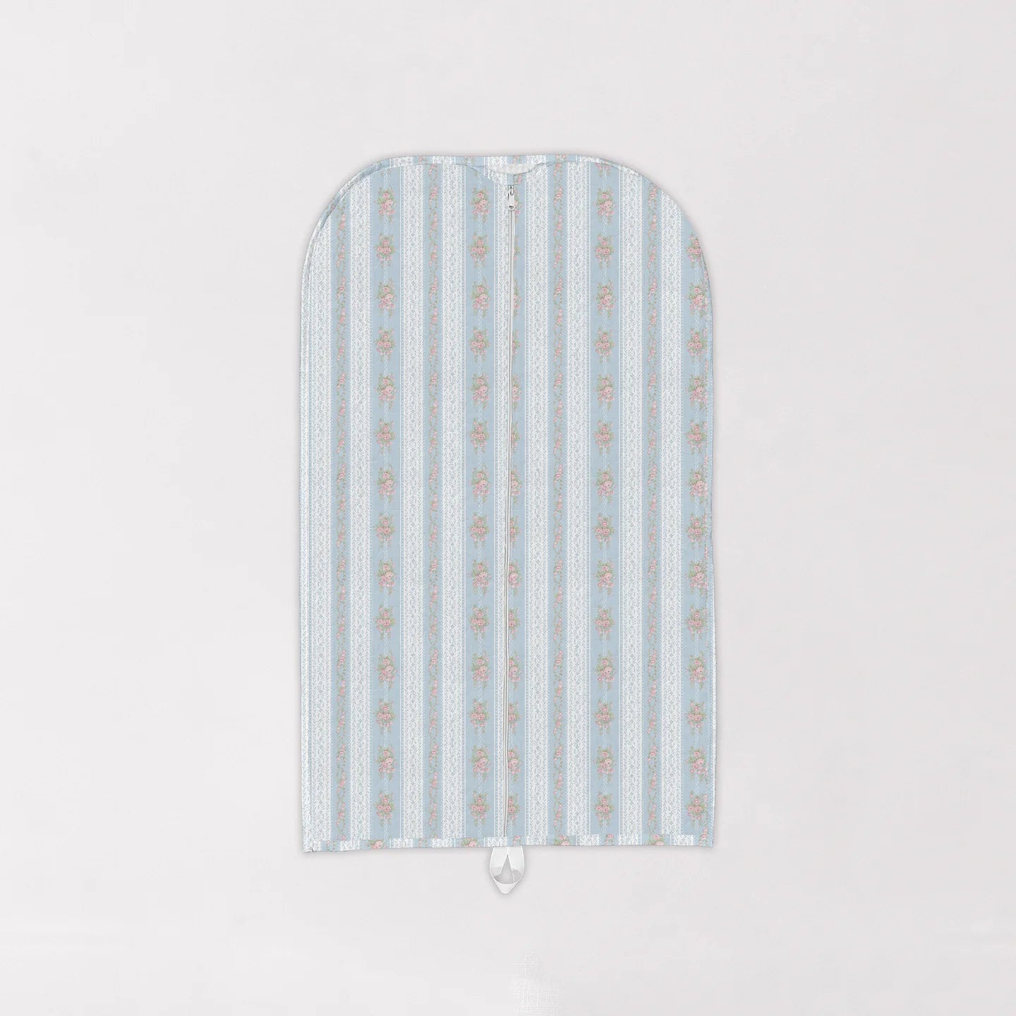 Bella Stripe Blue Quilted Garment Bag