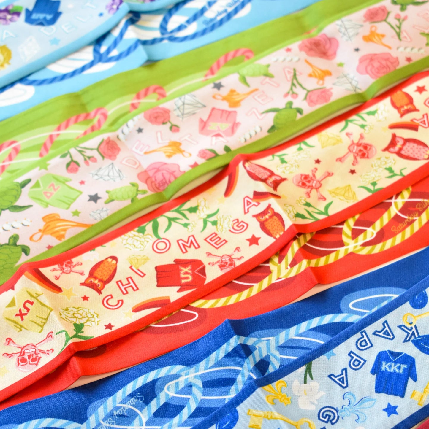 Kappa Kappa Gamma Skinny Scarf