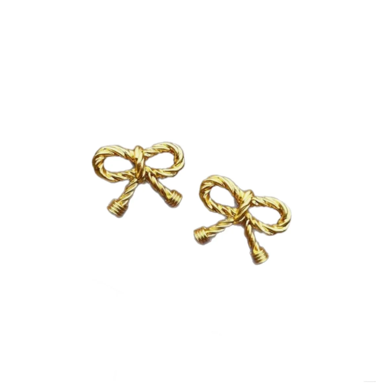 Katherine Gold Bow Stud