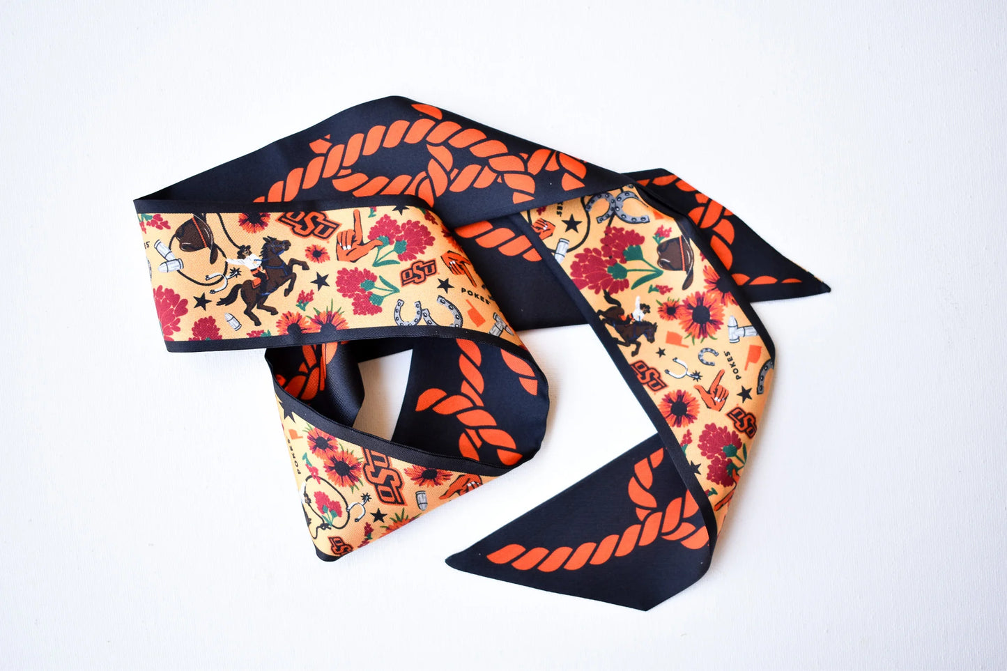 OSU Cowboys Skinny Scarf