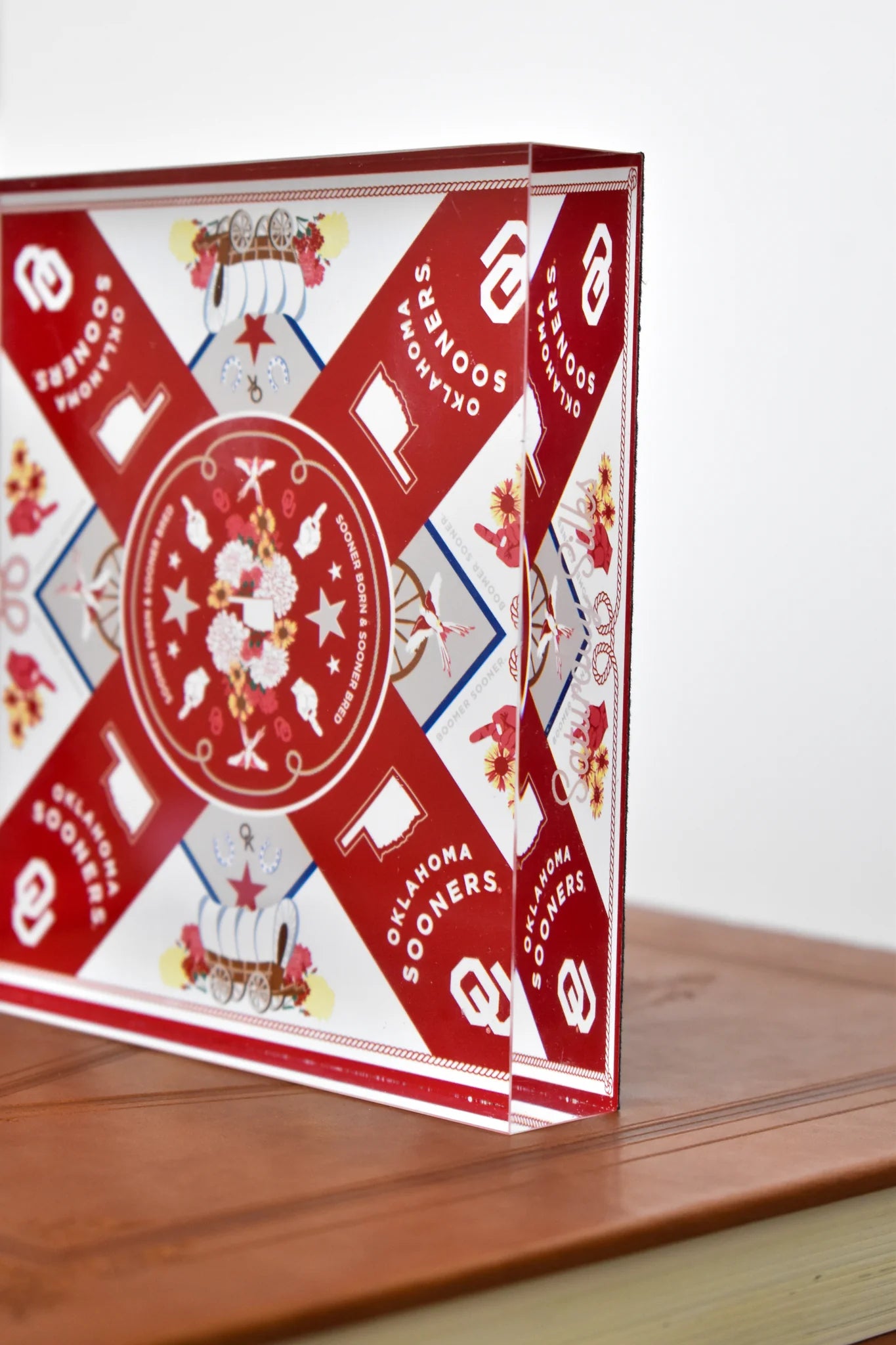 Oklahoma Sooners Block Art