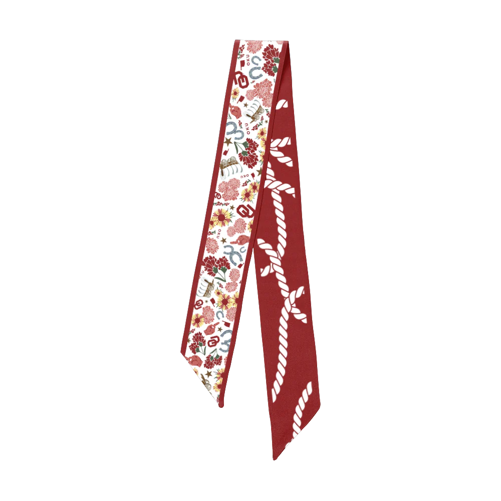 Oklahoma Sooners Skinny Scarf