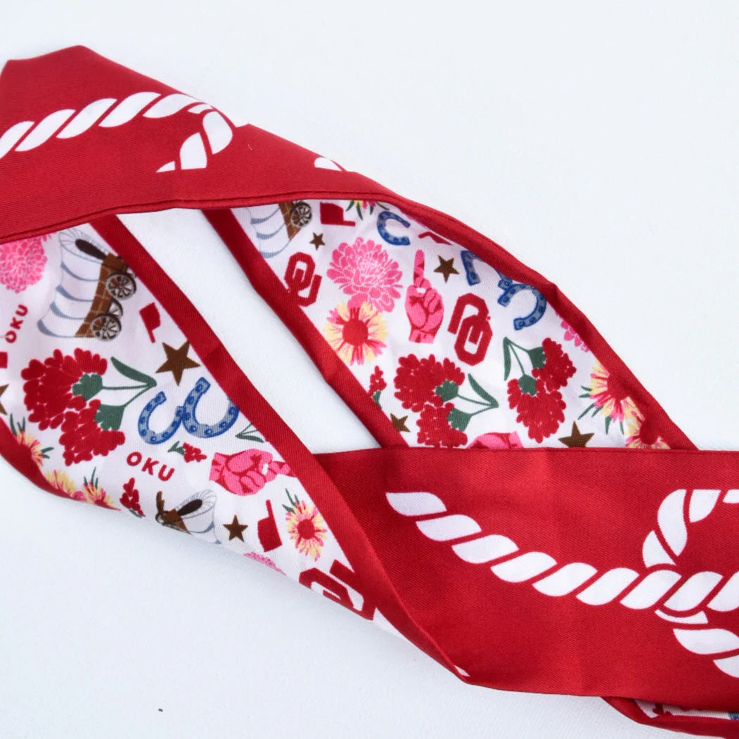 Oklahoma Sooners Skinny Scarf