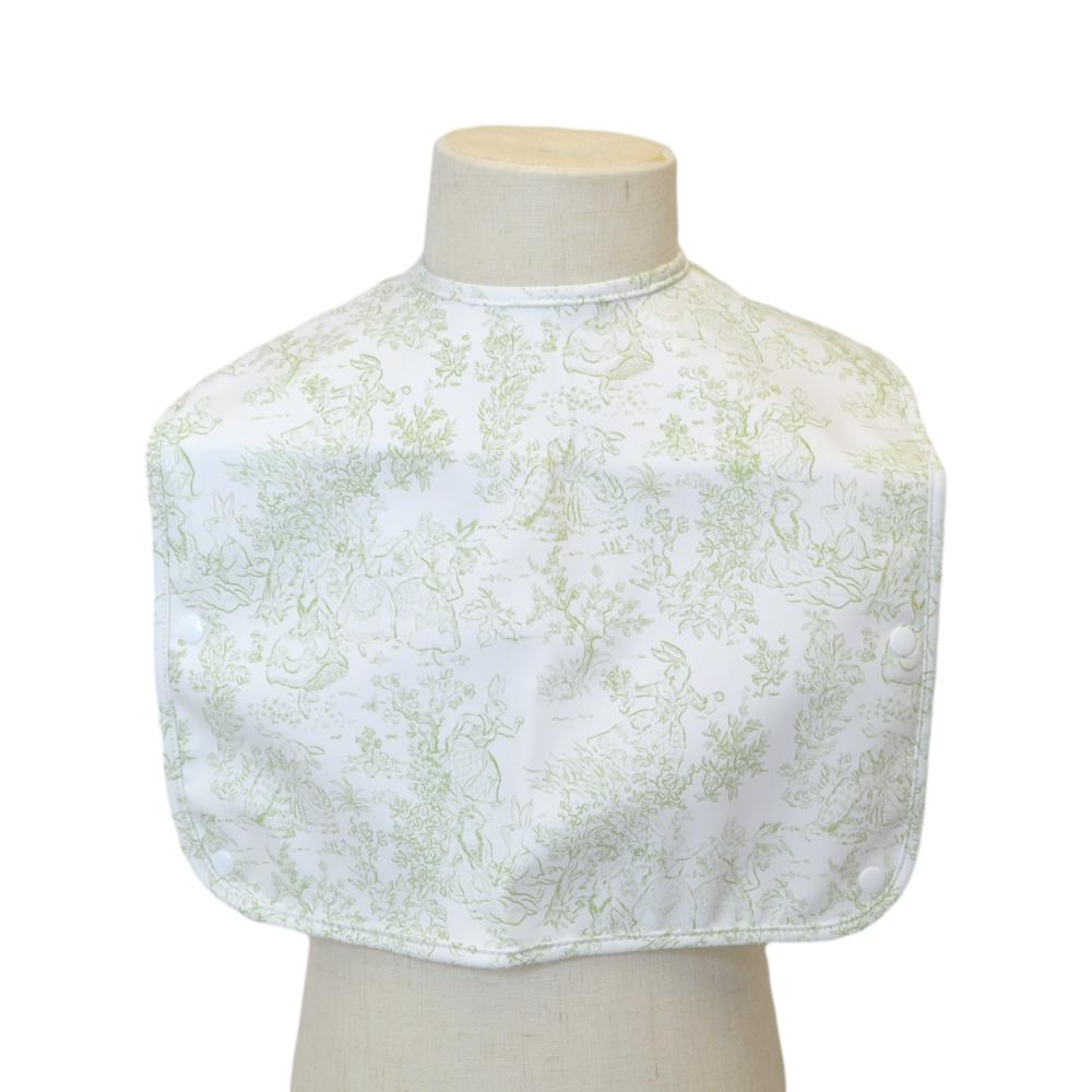 TRVL Best Bib Bunny Toile Green