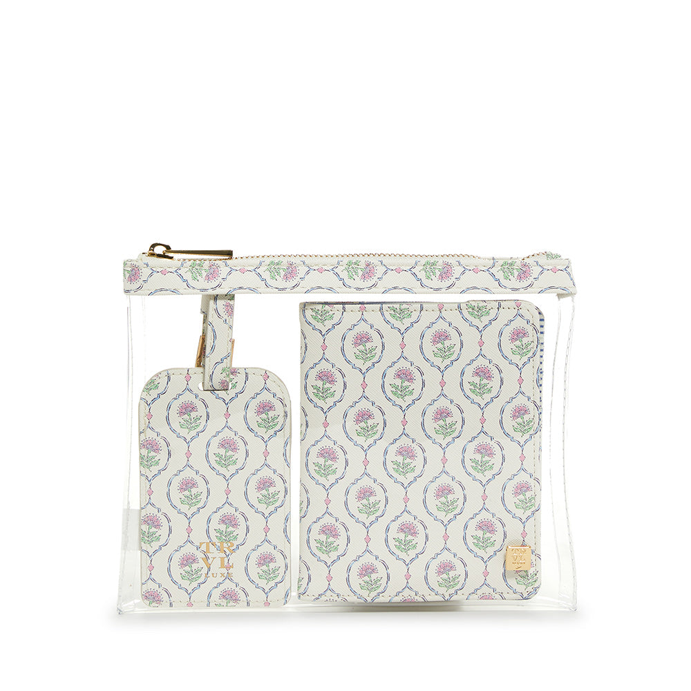TRVL Luxe Saffiano Travel Set - Antibes