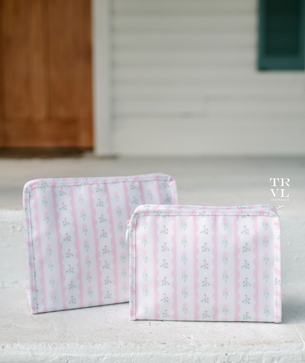 TRVL Roadie Large Ribbon Floral Pink