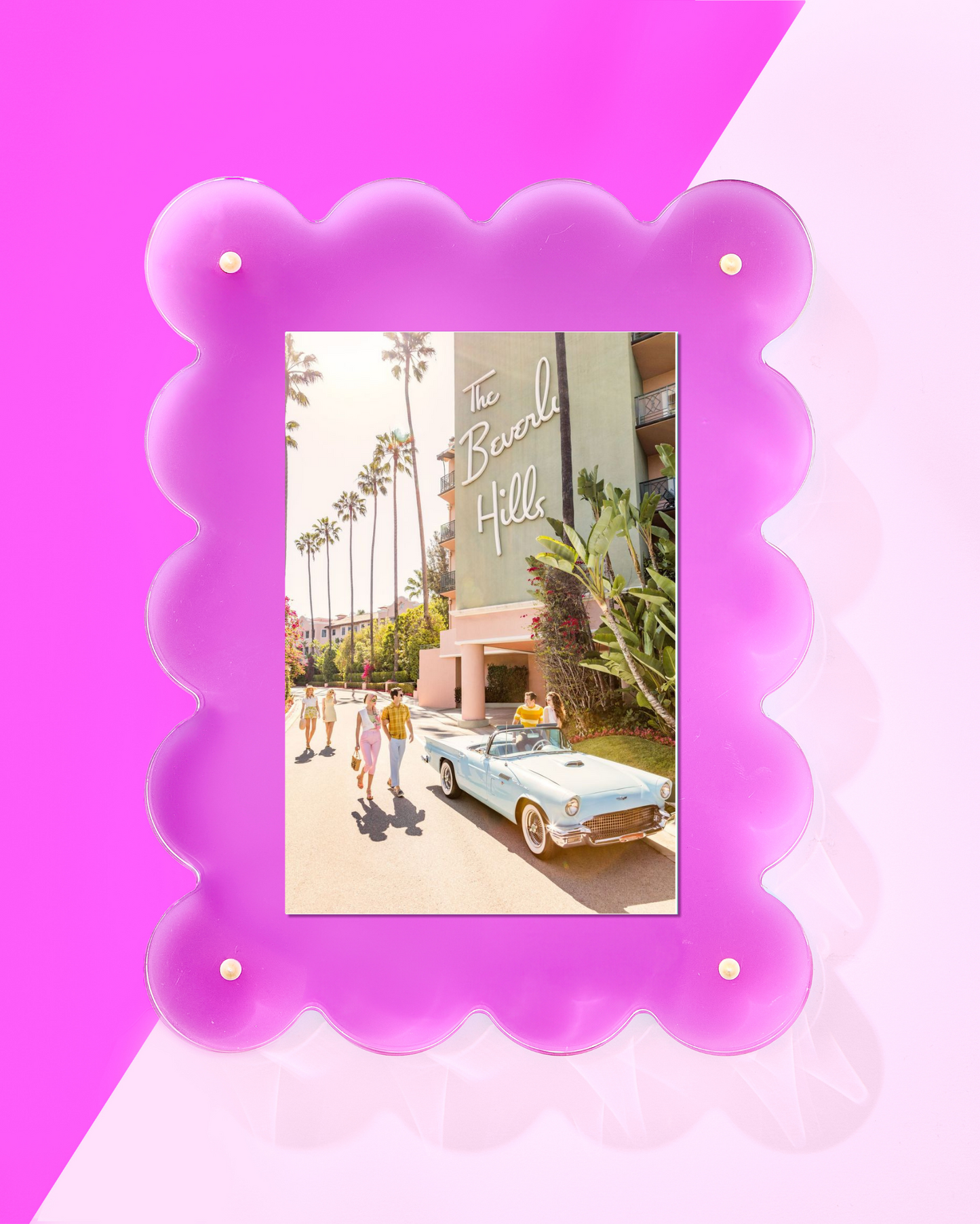 Fuchsia Acrylic Picture Frame