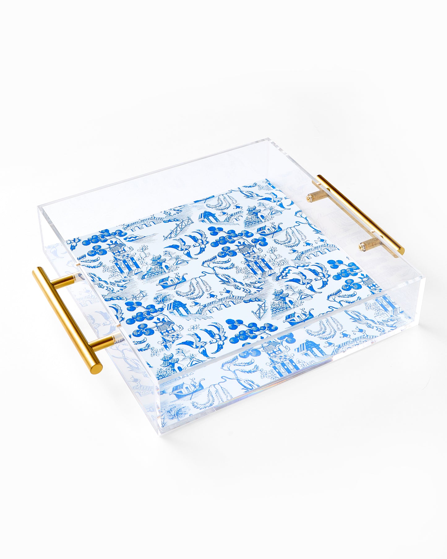 Chinoiserie Print Large Tray