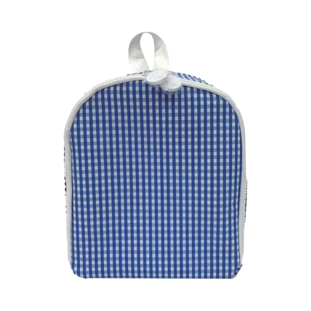 TRVL Bring It Lunch Bag Gingham Royal