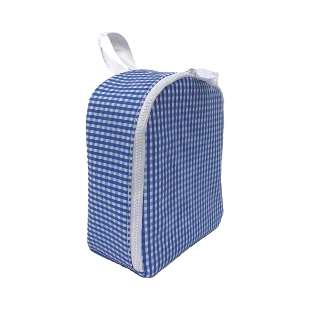 TRVL Bring It Lunch Bag Gingham Royal