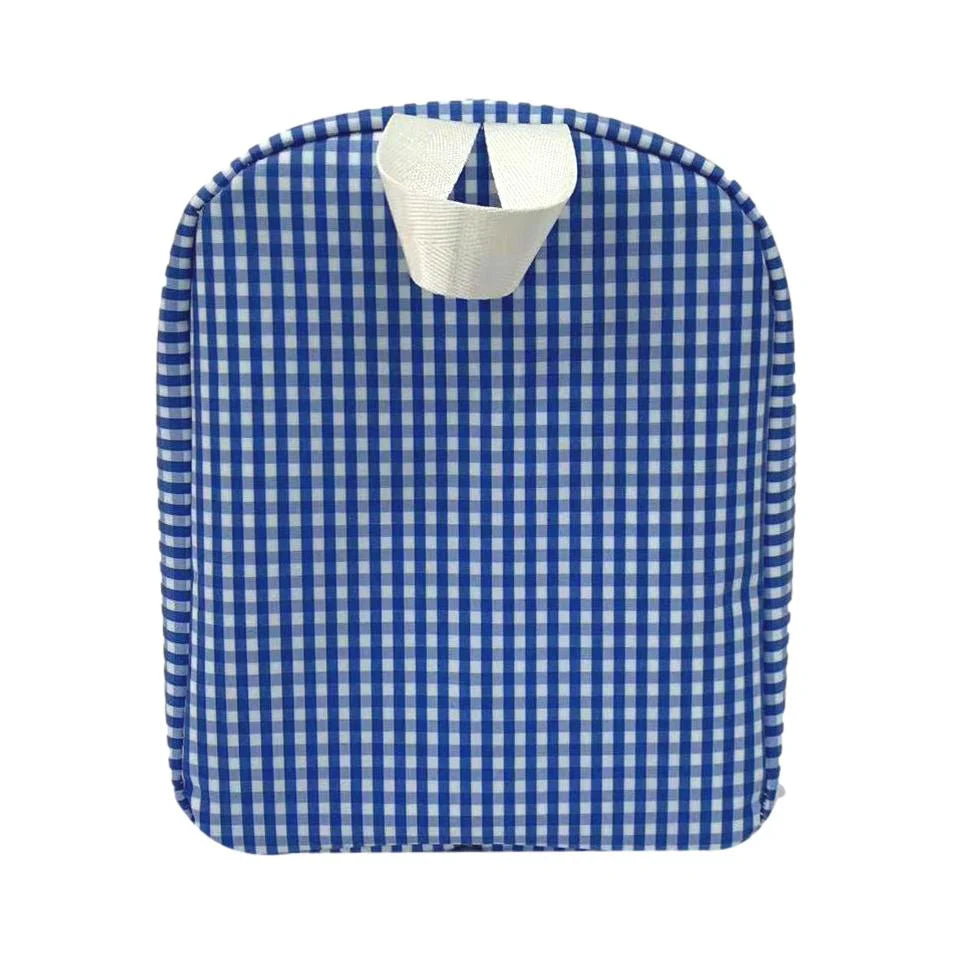 TRVL Bring It Lunch Bag Gingham Royal