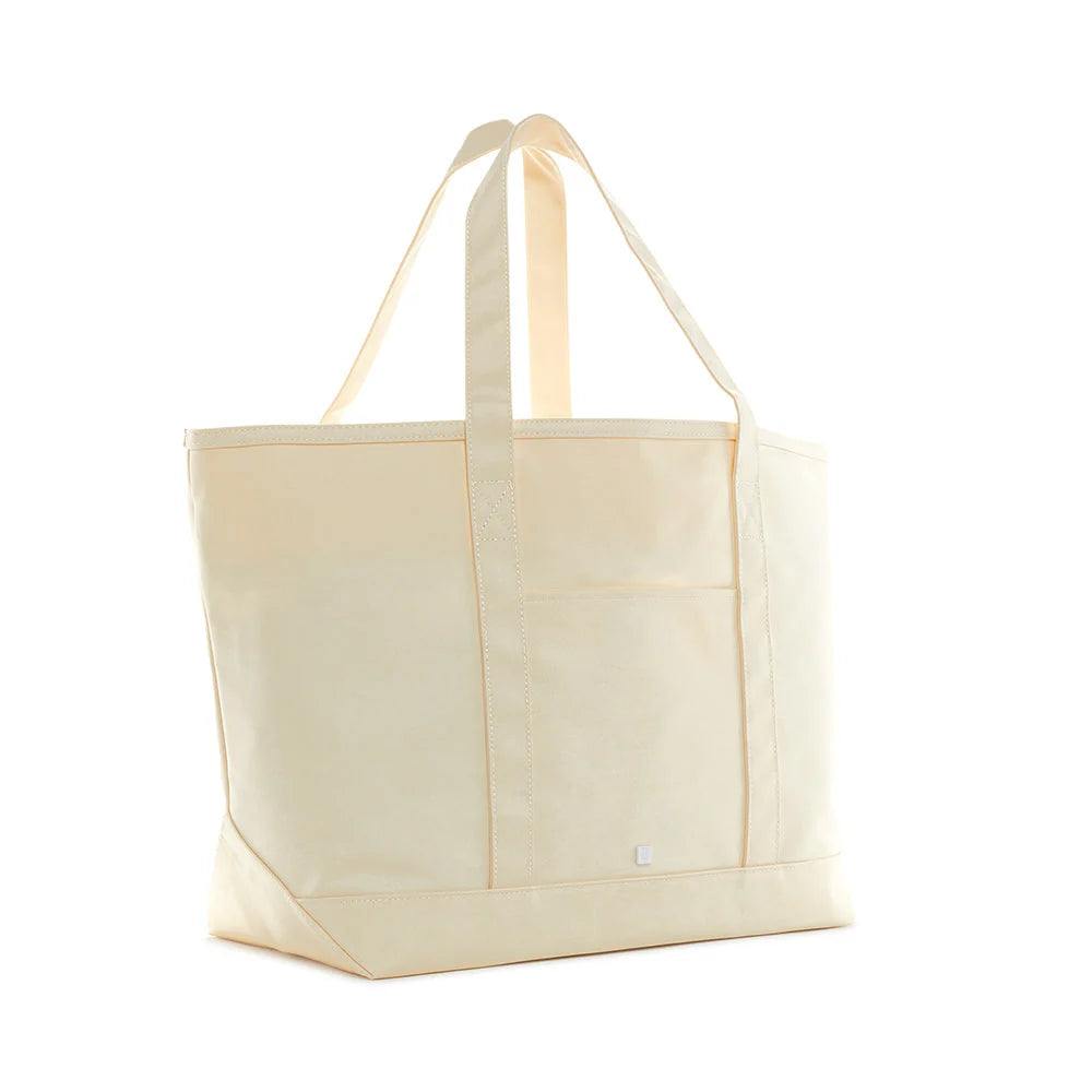 Trvl MAXI TOTE - COATED CANVAS Large Natural
