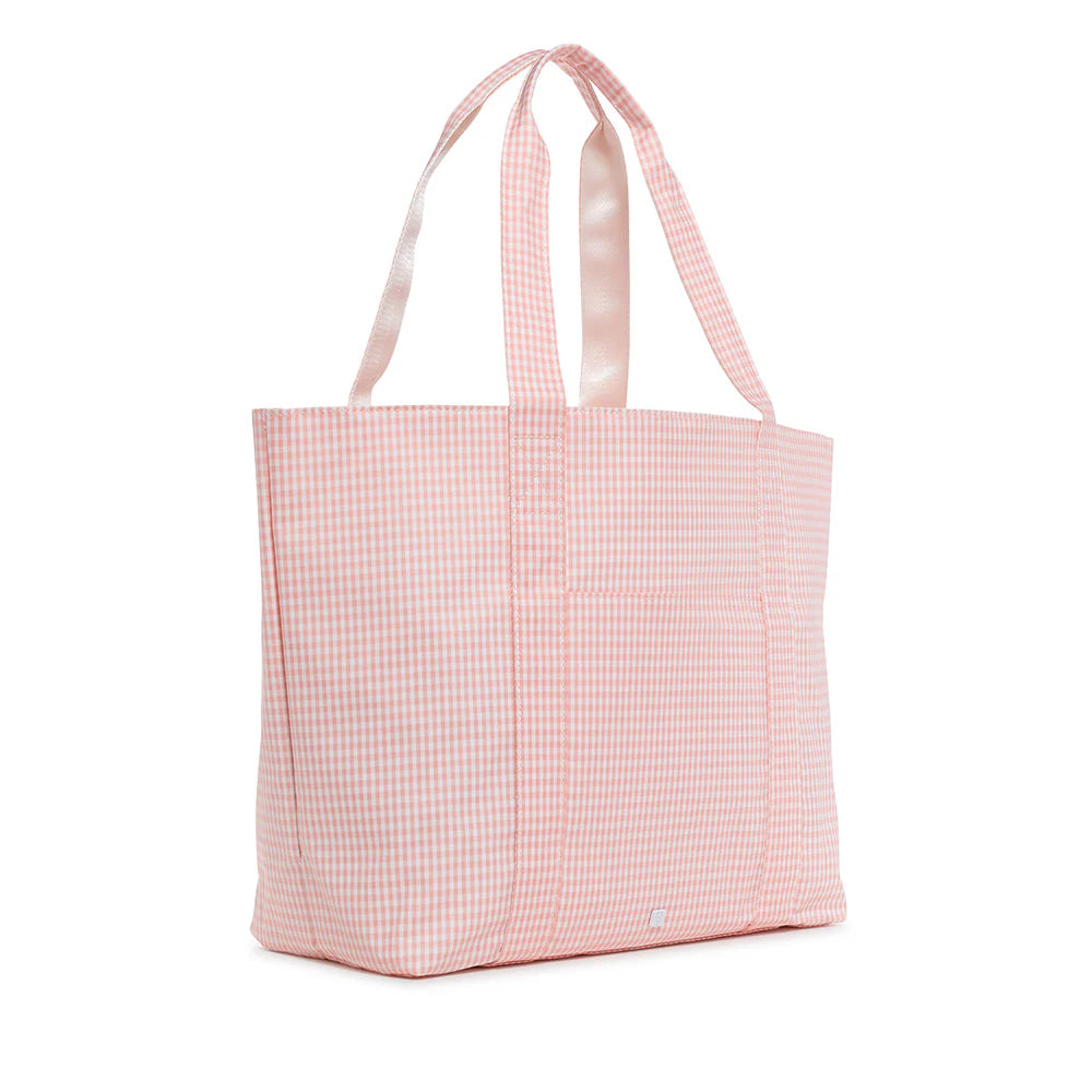 TRVL Jumbo Tote Gingham Taffy