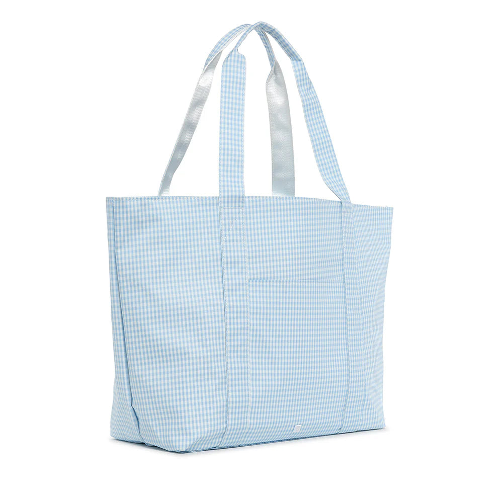 TRVL Jumbo Tote Gingham Mist
