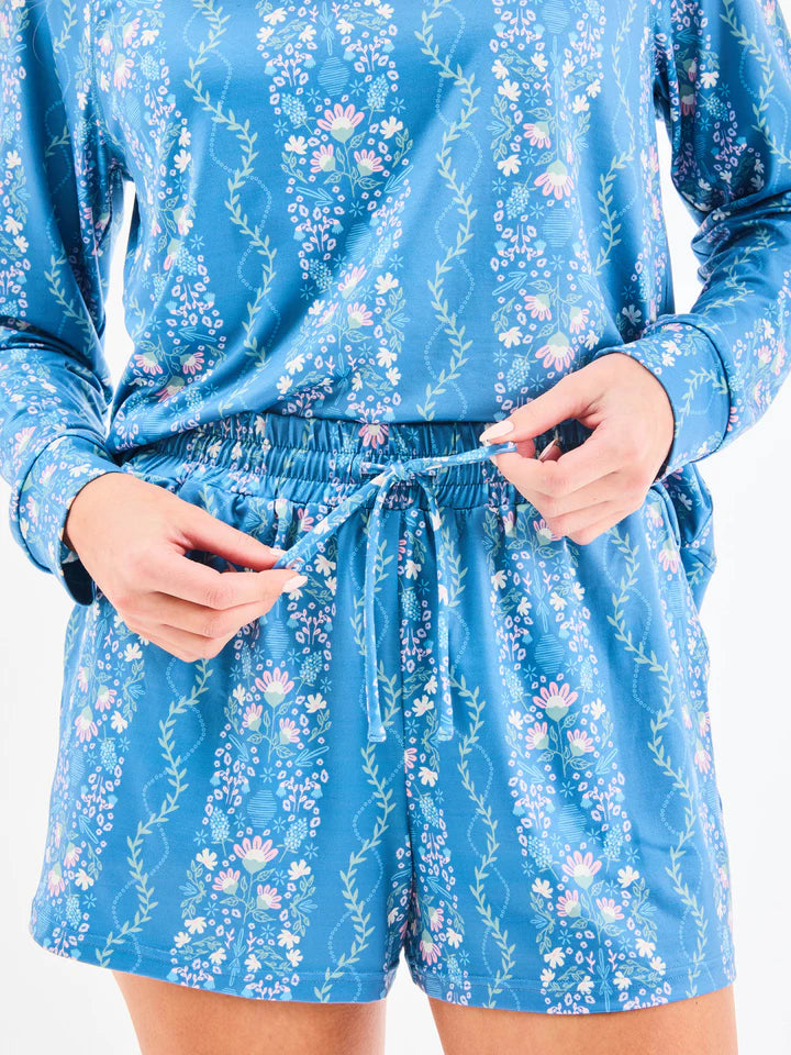 Annie Ivy Lane Blue Pajama Set