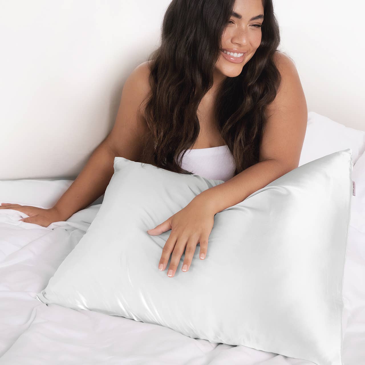 Ivory-King Satin Pillowcase