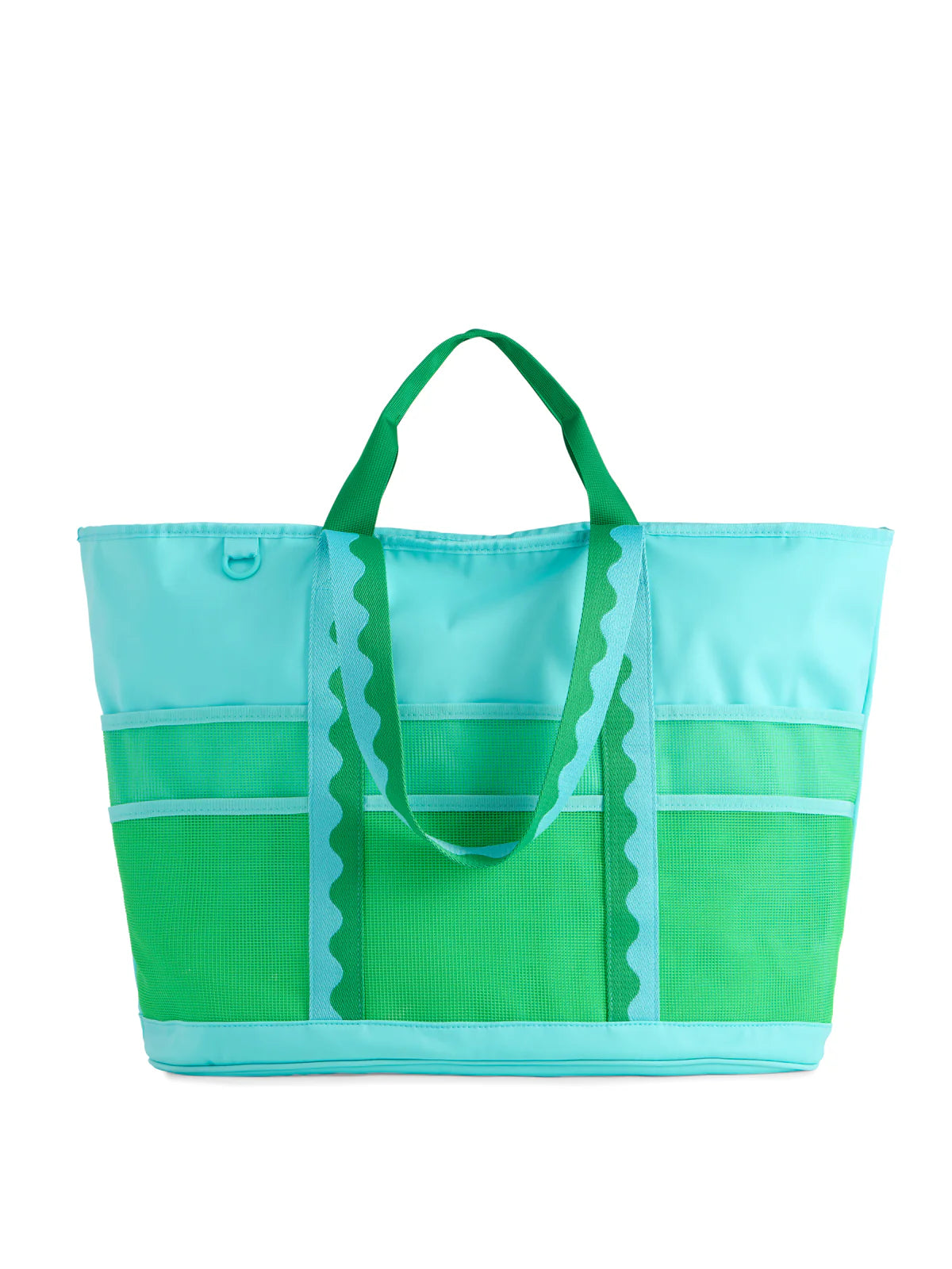 Camden Turquoise and Green Neoprene Tote