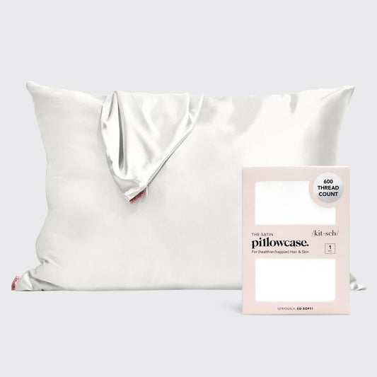 Ivory- Standard Satin Pillowcase