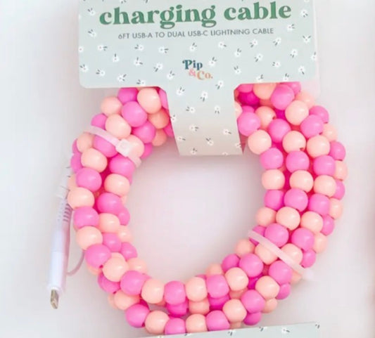 Pink 6ft Charging Cord