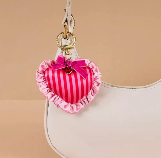 Puffy Heart Bag Charm