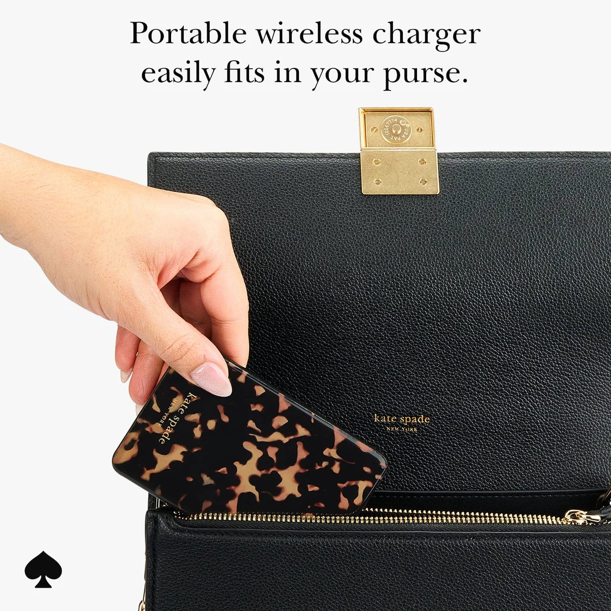 Kate Spade Tortoise MagSafe Portable Charger