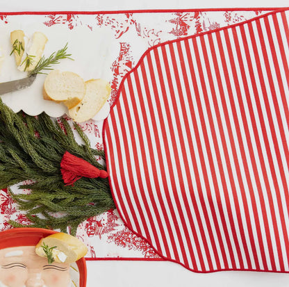 Santa Toile Reversible Table Runner