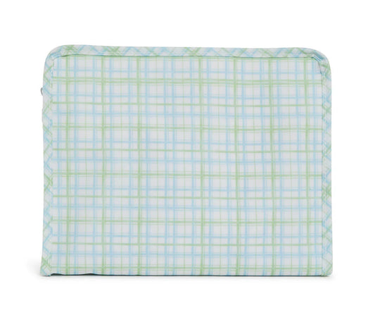 TRVL Roadie Large-Classic Plaid Green