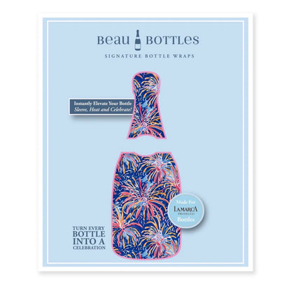 Festive Fireworks Bottle Wrap-Prosecco