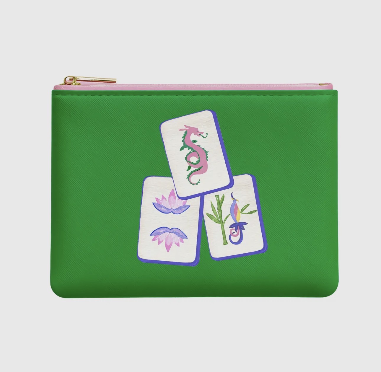 Mahjong Leather Bag