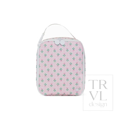 TRVL Lunch Box Insulated Bag-Petite Fleur Pink