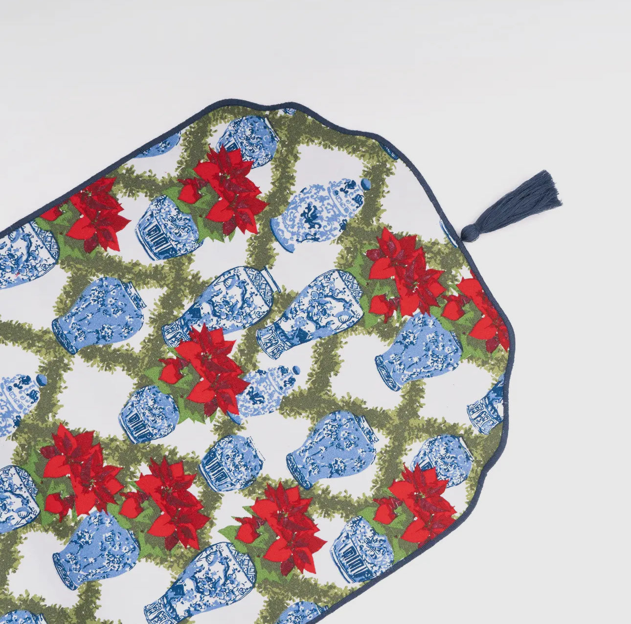 Chinoiserie Reversible Table Runner