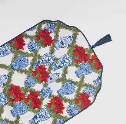 Chinoiserie Reversible Table Runner